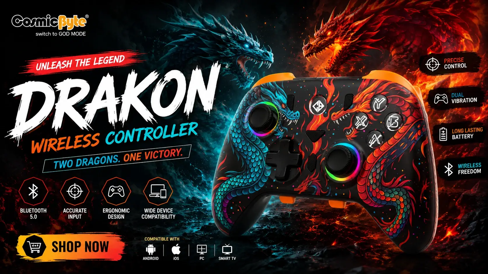 COSMIC BYTE DRAKON CONTROLLER