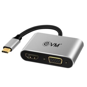 EVM TYPE-C 4-IN-1 HDMI+VGA DOCKING STATION