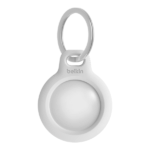 Belkin AirTag Holder with Key Ring, White