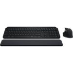 Logitech MX Keys S Combo Wireless Keyboard and Mouse with Wrist rest - (920-011605)