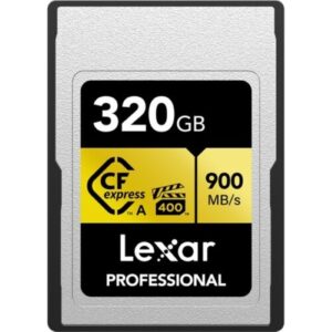 Lexar 320GB Professional CFexpress Type A Card GOLD Series