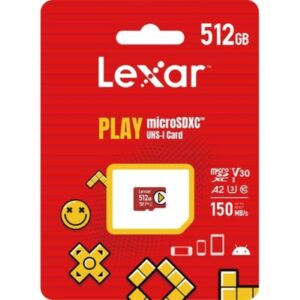 Lexar 512GB PLAY microSDXC UHS-I Memory Card