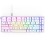 NZXT Function 2 MiniTKL Compact Tenkeyless Optical Gaming Keyboard, White - (Function-2-Minitkl-Wht)