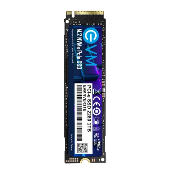 EVM 1TB Internal SSD - M.2 NVMe PCIe (2280) - High-Speed Performance Up to 2500MB/s Read - Compatible with Gaming PCs & High-Performance Workstations