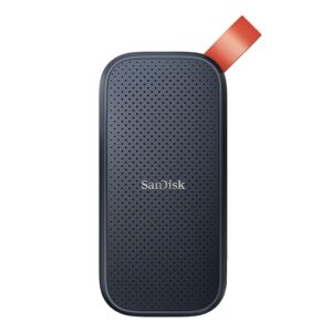 Sandisk E30 1TB Portable SSD, 800MB/s R, USB 3.2 Gen 2, Rugged SSD with Upto 2 Meter Drop Protection, Type-C to Type-A Cable, PC & Mac Compatible, 3 Y Warranty, External SSD (SDSSDE30-1T00-G26)