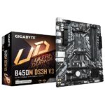 Gigabyte B450M DS3H V3 Motherboard - (B450M-DS3H-V3)