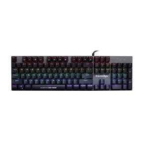 Cosmic Byte CB-GK-28 Vanth Mechanical Keyboard Upgraded with Swappable Outemu Red Switches and Rainbow LED (Black/Grey)