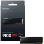 SAMSUNG 9100 PRO SSD WITH HEATSINK 4TB GEN 5