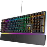 RK ROYAL KLUDGE RK918 Wired Mechanical Keyboard Blue Switch – Black - Image 3