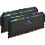 Corsair DOMINATOR PLATINUM RGB 32GB (2x16GB) DDR5 DRAM 6000MHz C36 Memory Kit (Black)