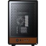 MONTECH Heritage PRO mATX Compact Leather Gaming Chassis with Signature Handle Design (Black) - Image 2