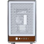 MONTECH Heritage PRO mATX Compact Leather Gaming Chassis with Signature Handle Design (White) - Image 2