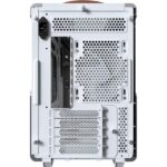 MONTECH Heritage PRO mATX Compact Leather Gaming Chassis with Signature Handle Design (White) - Image 3