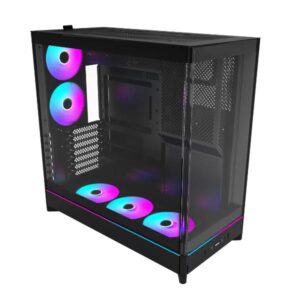 Montech HS02 PRO PC Mid-Tower ATX Tempered Glass ARGB (Black)