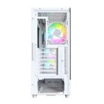 Montech X5 ARGB carbon fiber Print ATX Gaming Case – White - Image 2
