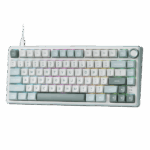 RK ROYAL KLUDGE R75 Skycyan Mechanical Keyboard Silver Switch