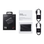 Samsung Portable T9 USB 3.2 Gen2x2 1TB SSD (Black)