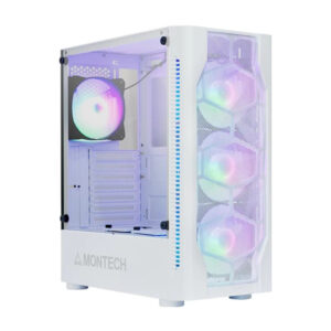 Montech X1 Mid Tower Cabinet (White)