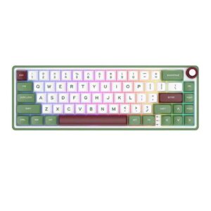 RK ROYAL KLUDGE R65 Green Sand Wired Gaming Keyboard Brown Switch