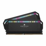 CORSAIR DOMINATOR PLATINUM RGB 64GB (2x32GB) DDR5 6000MHz CL30 Memory (Black)