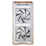 Lian Li LANCOOL 217 Genuine Walnut Wood Mid-Tower ATX PC Case (White) - Image 4