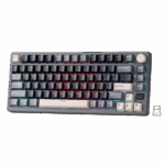RK ROYAL KLUDGE M75 Phantom Mechanical Keyboard K Silver Switch