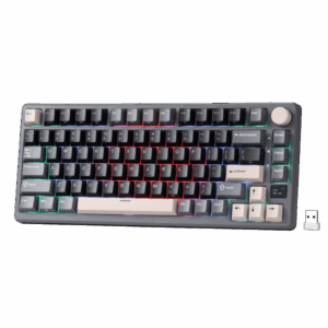 RK ROYAL KLUDGE M75 Phantom Mechanical Keyboard K Silver Switch