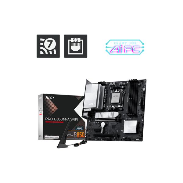 Buy MSI Pro B850M-A WIFI DDR5 AMD Motherboard at Best Price Online at Variety Infotech