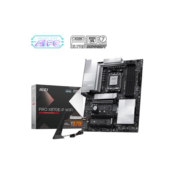 Buy MSI Pro X870E-P Wifi7 DDR5 AMD Motherboard at Best Price Online at Variety Infotech