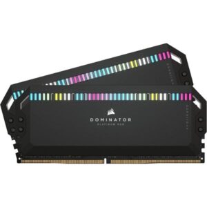 Corsair Dominator Platinum RGB DDR5 32GB (16GBx2) 6000MHz Ram (Black)