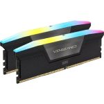 CORSAIR VENGEANCE RGB DDR5 RAM 96GB (2x48GB) 5200MHz CL38 Desktop RAM – Black