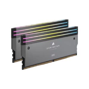 Corsair Dominator Titanium RGB 64GB (32GBx2) DDR5 6000MHz Ram (Grey)