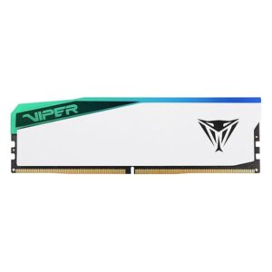 Patriot 16GB Viper Elite 5 DDR5 6000 MHz CL30 Memory DIMM Module (White)
