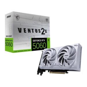 MSI RTX 5060 Ventus 2X OC White 8GB GDDR7 Graphics Card