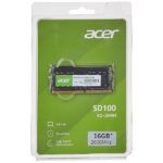 Acer SD100 2666MHz 16GB DDR4 Ram - Black