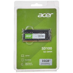 Acer SD100 2666MHz 16GB DDR4 Ram – Black