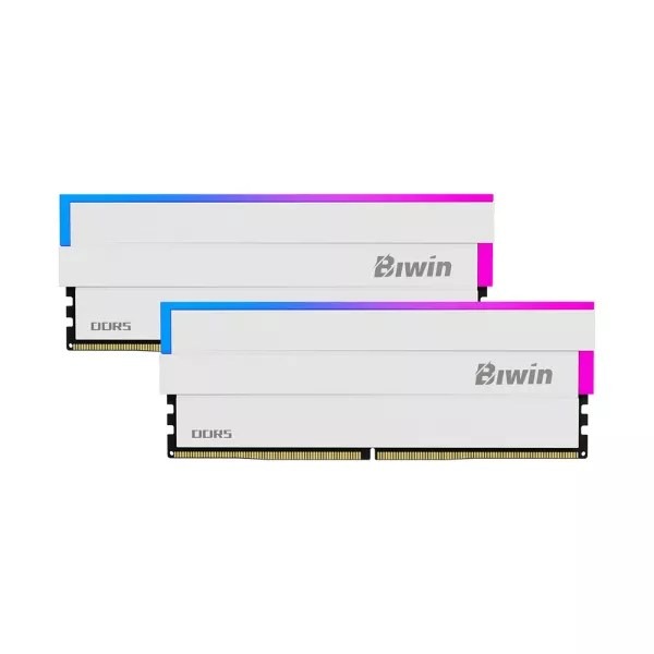 Biwin DV100 DDR5-6000 16×2 32GB 白 RGB 新品 Buy Biwin White Opal DW100 DDR5 RGB RAM 64GB (32GBx2) 6000MHz CL30