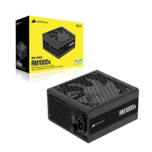 Corsair RM1000x 1000W 80 Plus Gold Fully Modular ATX Power Supply (Black)