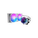 Cooler Master MasterLiquid 240 Core II ARGB Liquid CPU Cooler - White