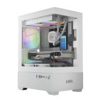 Gamdias Aura GC9M WH ARGB M-ATX Mini Tower Case (White)