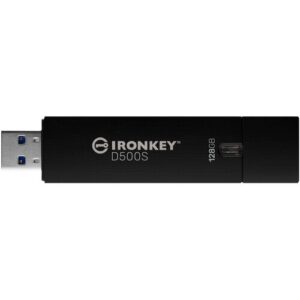 Kingston 128GB IronKey D500S Hardware-Encrypted USB Flash Drive