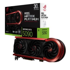 Asus Rog Matrix Platinum GeForce RTX 5090 32GB GDDR7 Graphic Card – 30th Anniversary Edition