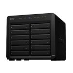Synology Black 12 Bay DS3622xs+ Tower Server NAS Enclosure