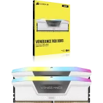 CORSAIR Vengeance RGB DDR5 RAM 64GB (2x32GB) 6000MHz CL30 RAM - White - Image 2