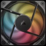 Corsair RS120-R ARGB 120mm PWM Reverse Fans (Triple Pack), Black Corsair RS120-R ARGB 120mm PWM Reverse Fans (Triple Pack), Black