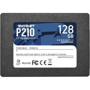 Patriot P210 Sata III 2.5″ 128GB Internal SSD