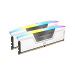 CORSAIR Vengeance RGB DDR5 RAM 64GB (2x32GB) 6000MHz CL30 RAM - White - Image 3
