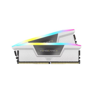 CORSAIR Vengeance RGB DDR5 RAM 64GB (2x32GB) 6000MHz CL30 RAM – White