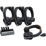 Hollyland Solidcom SE-4S 4-Person Single-Ear Noise-Canceling Headset Intercom System