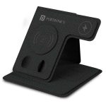 Portronics Freedom Fold 3 15W 3 in 1 Foldable MagSafe Compatible Wireless Charger